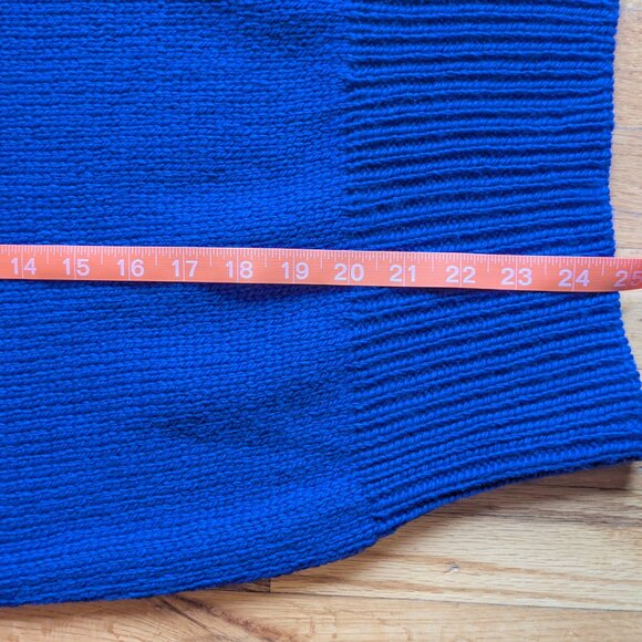 Jaggery London Nora turtleneck / highland wool / sapphire - Picture 7 of 8